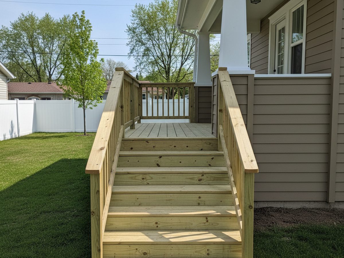 Deck Installation completed by Berwyn Deck Solutions in Oak Park, IL