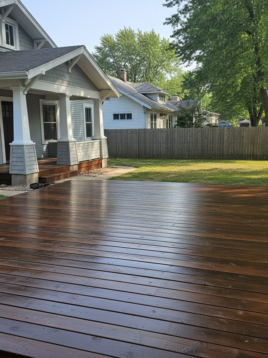 Composite Decking Installation completed by Berwyn Deck Solutions in Aurora, IL